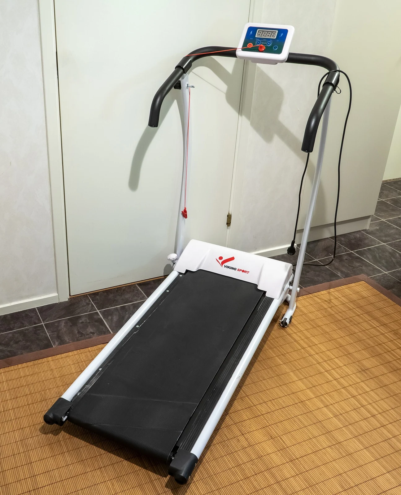 Home treadmill photographed for a Manual Zero guide